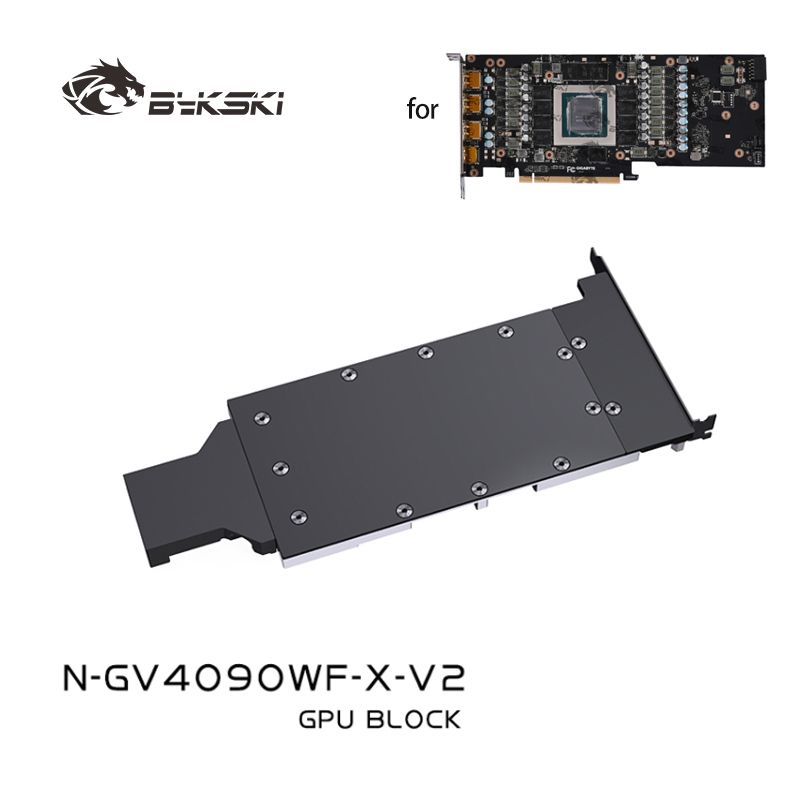 Rtx 4090 Water Block Full Cover - Bloco de GPU Bykski para GIGABYTE