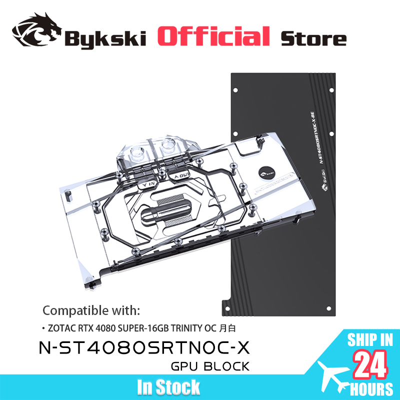 Rtx 4080 Water Cooling Block - Bloco de Resfriamento Líquido Bykski N-ST4080SRTNOC-X